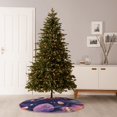 thumbnail image 6 of Fotbe Planet Pastel Galaxy Pattern Christmas Tree Skirt, Tree Skirts Plush Christmas Decorations, Christmas Tree Skirts Xmas Decorations Holiday Party Decor-36", 6 of 6