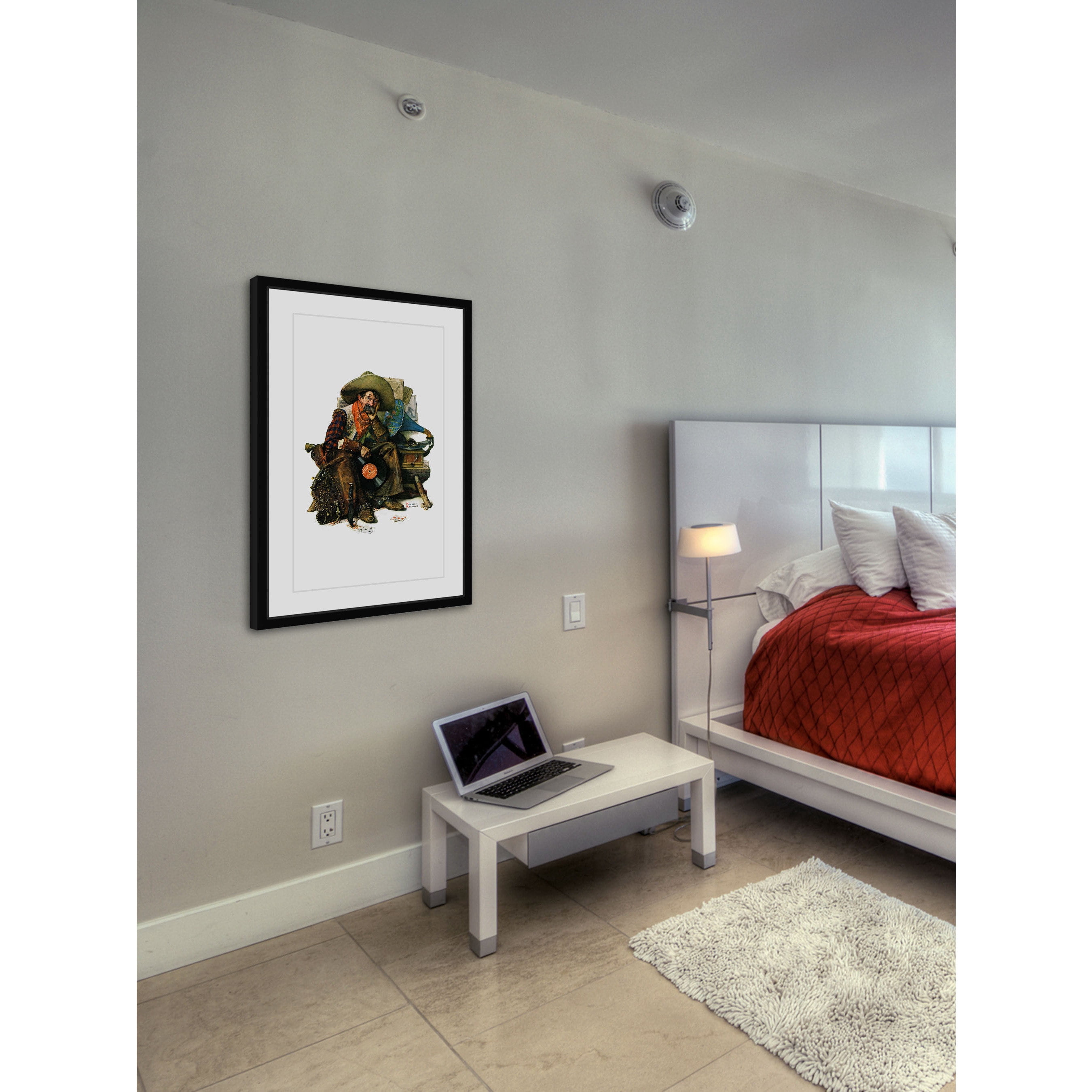 Marmont Hill 'Dreams Of Long Ago' by Norman Rockwell Framed Painting Print