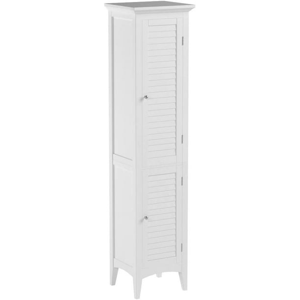 Glancy Linen Tower Freestanding Tall Narrow Bathroom Kitchen