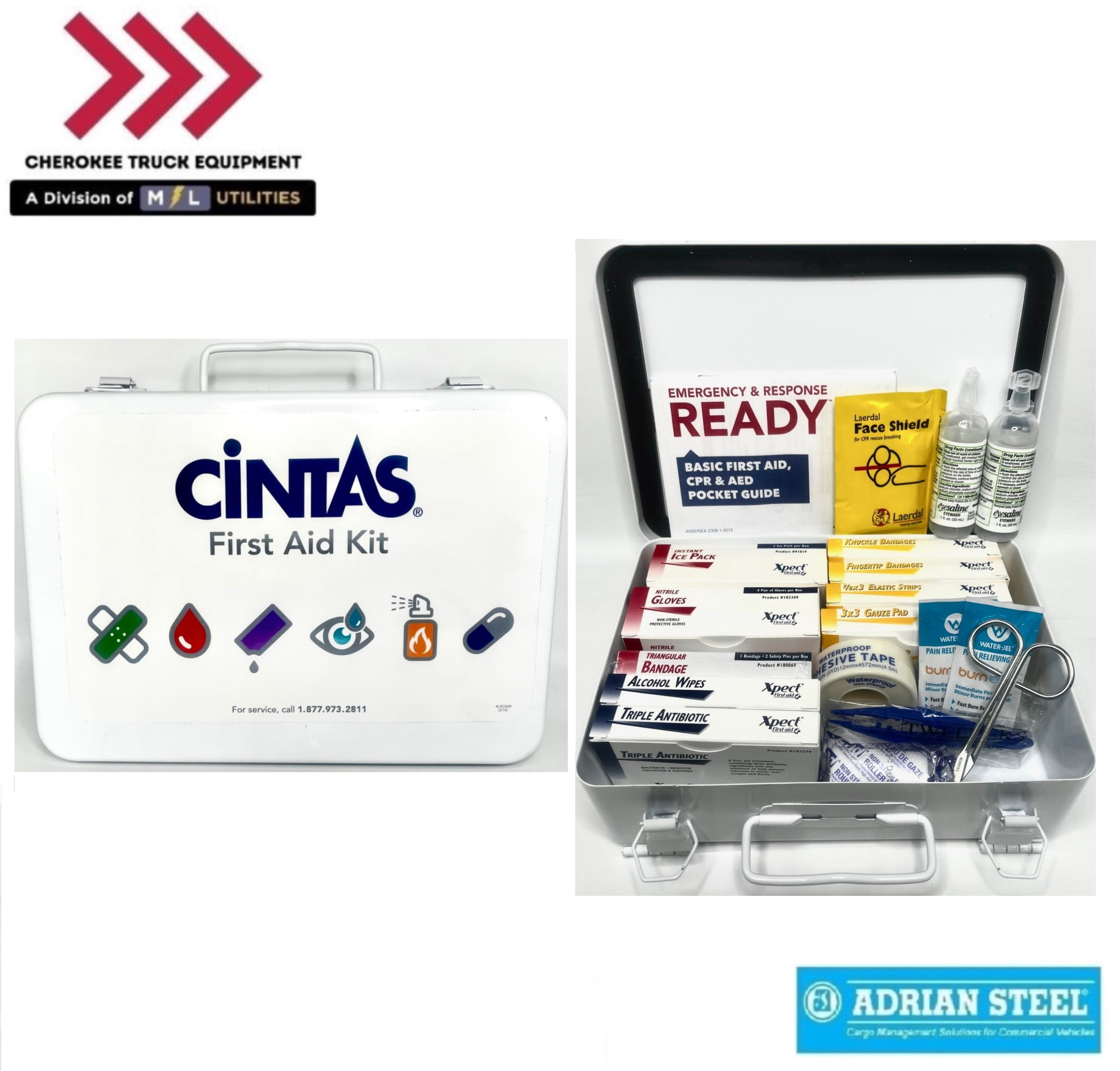 Adrian Steel 15372-0, First Aid Kit, Cintas