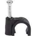 thumbnail image 2 of QualGear 7mm Cable Clips, Black, 100 Pack, CC7-B-100-P, 2 of 2