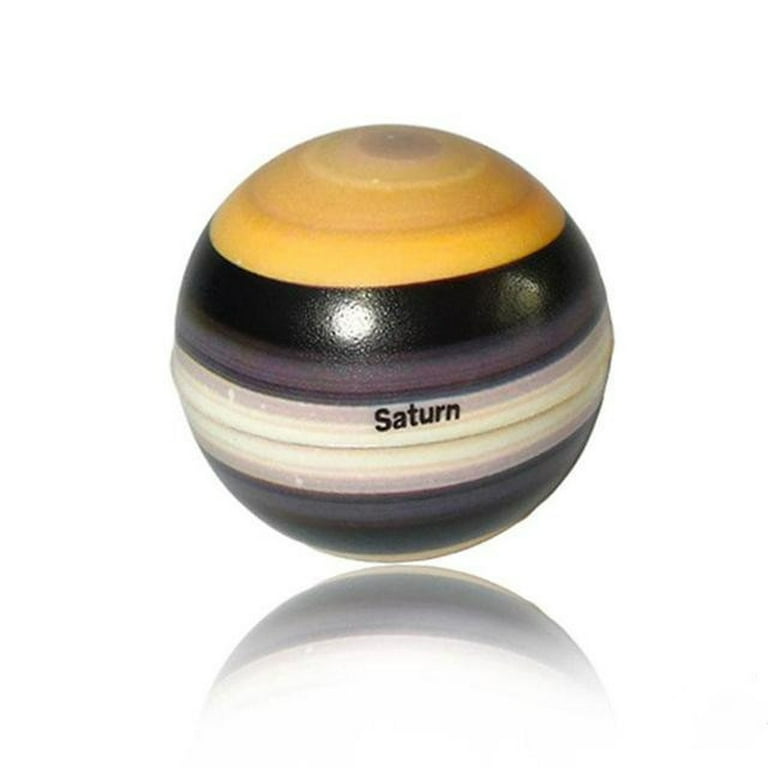 Colorful Elastic Sponge Ball Bouncy Ball Ball Toy 6.3cm Moon Star Ball Printing Star Ball Eight Planets Earth Globe Ball SATURN