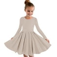 thumbnail image 3 of JUSLIO Girls Dresses Long Sleeve Ruched Winter Girl Dresses Casual Holiday Party Dresses, 3 of 9