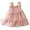 Pink, variant on MeetoTime Girls Princess Dress Summer Sleeveless Floral Embroidery Mesh Dresses 6 Months-5 Years Baby Clothes