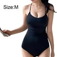 thumbnail image 2 of Women One Piece Swimsuits Tummy Control Bathing Suits Front Cross Swimwear - M, 2 of 7