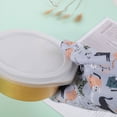 thumbnail image 4 of Bearachild Thickened Silicone Oven For Home Insulation Resistant Pattern Gloves Oven Clear Mitts For Use Oven Silicone Oven Type3, 4 of 6