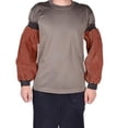 thumbnail image 1 of 18" Long Welding Sleeves Artificial Leather Flame Resistant Brown, 1 of 8