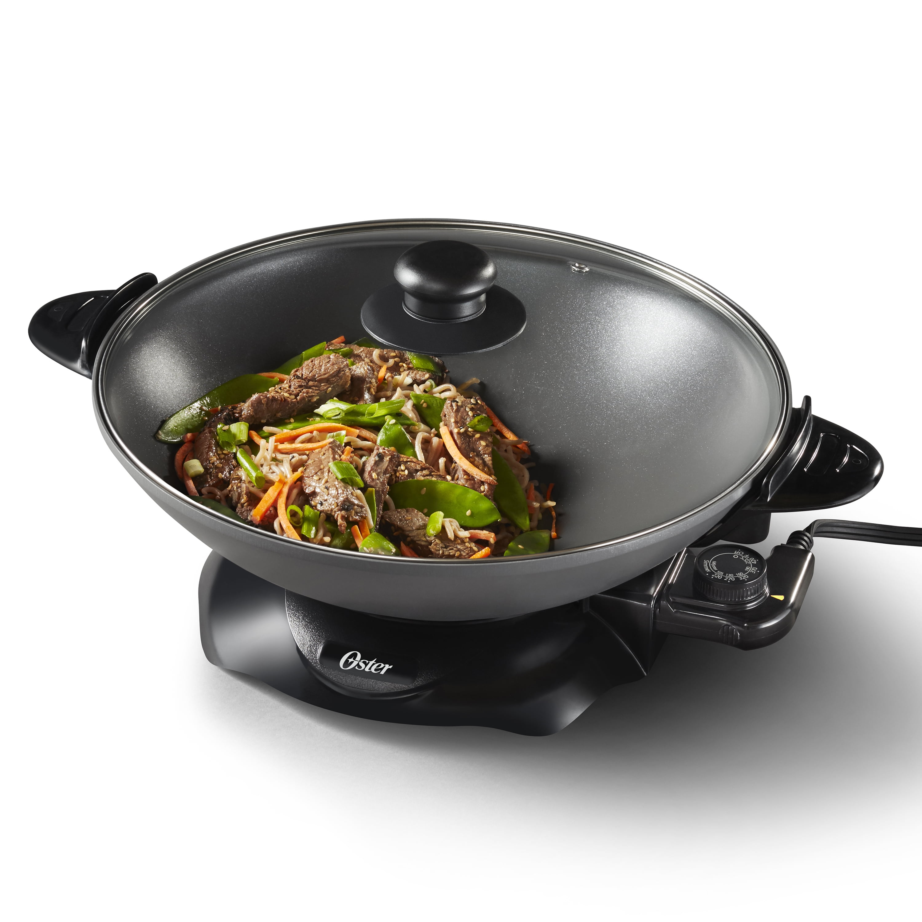 Oster DiamondForce 4.7 Quart Nonstick Electric Wok with Lid Walmart