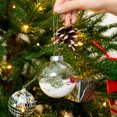 thumbnail image 5 of bolas de plástico transparente para Navidad, adornos rellenables para árbol de Navidad, adornos colgantes para decoración del hogar, regalo de Navidad 2023, 5 of 5