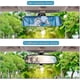 thumbnail image 4 of 12' Large Anti Glare Rear View Mirror With Suction Cup, Stick On Universal Frameless Inside Rearview Blue Mirror With Panoramic Wide Angle Mounted On, 4 of 5