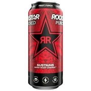 Rockstar Energy Drink Punched Fruit Punch, 16 fl oz, 1 Count Can