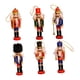 thumbnail image 4 of 6 piezas de decoraciones colgantes de soldado cascanueces de 12,5 x 4 cm, versátiles para de Navidad, pequeñas figuras decorativas de madera, 4 of 9