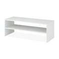 thumbnail image 3 of Whitmor Stackable 31" Extra Wide 2-Shelf Closet Shoe Storage Organizer Holds 9 Pairs of Shoes White, 3 of 3