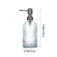 thumbnail image 3 of ACDANC Foaming Soap Dispenser,Glass Hand Soap Lotion Pump Bottle,Refillable Bathroom Kitchen Foam Pump,Leak-Proof Sturdy Transparent Container,Multi-Purpose Use,Home Countertop Organization, 3 of 7