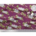 thumbnail image 2 of Soimoi Silk Fabric Vehicles,Tree & Shops Architectural Print Sewing Fabric Yard 42 Inch Wide, 2 of 3