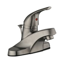 Middleton 4 in. Centerset 1-Handle Bathroom Faucet in Satin Nickel