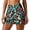 Multicolour2, variant on Women Swimsuits High Waisted Split Swim Skirts Casual Gradient Print Swimwear Skirts Ruched Drawstrings Swim Bottoms