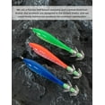 thumbnail image 7 of BLUEWING Squid Jig with Double-Layered Stainless Steel Hooks Squid Fishing Lure Baits for Freshwater and Saltwater Fishing Red/Blue, 7 of 7