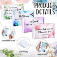 thumbnail image 3 of 24 Packs Travel Size Tissue Pocket Slim Pack Facial 3 Ply Wallet Size Pocket Tissues for Travel Wedding Party Favors, 10 Sheets Each, 4 Styles(Inspirational Scripture), 3 of 5