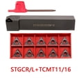 thumbnail image 1 of MYG STGCR 1212H11 12x100mm Lathe Indexable Turn Tool Holder For TCMT110204 inserts, 1 of 8