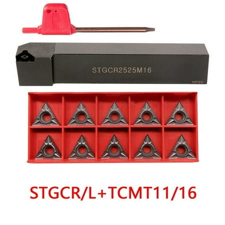 

STGCR 1212H11 12x100mm Lathe Indexable Turn Tool Holder For TCMT110204 inserts