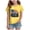 Girls 4th of July Shirt-Yellow, variant on TOWED22 4th of July Celebration Tops for Girls Patriotic American Flag Tee Shirts Short Sleeve Tshirts(Black,5-6 Y)