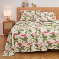 thumbnail image 5 of Gogreen Glam 4 Piece Pink Striped Microfiber Bed Sheet Sets, Queen, 5 of 10