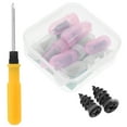 thumbnail image 1 of MOVTOTOP 1 Set Tire Screws Car Tire Repair Nails Vehicle Tire Screws Car Tire Rapid Repair Tools Set, 1 of 7