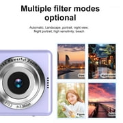 Digital Camera Clearance, Digital Camera 1080P HD Photography Supports Up To 48MP Electronic Stabilization 16X Digital CCD Student Portable Camera