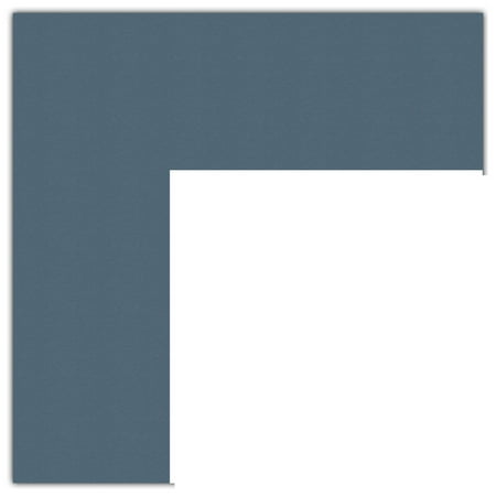

ArtToFrames 8x21 Dutch Blue Custom Mat for Picture Frame with Opening for 4x17 Photos. Mat Only Frame Not Included (MAT-161)