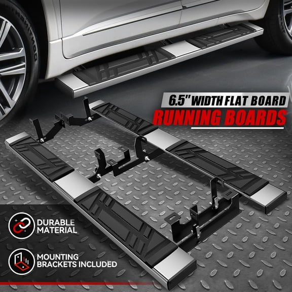 Nuvision for 18-22 Chevy Traverse 6.5" Stainless Steel Side Running Boards Step Nerf Bar