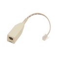 thumbnail image 1 of Single Line Telephone DSL Filter Ivory, 1 of 1