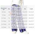 thumbnail image 5 of JOANKDMI Girls Plaid Pajama Pants Warm Fleece Fuzzy Lounge Bottoms Winter Thick Sleepwear Elastic Waist Comfy Cold Weather Relaxed Fit Sleep Trousers Home, 5 of 5