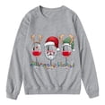 thumbnail image 1 of Atuendo para padres e hijos, camisetas de manga larga con estampado navideño y cuello redondo, pulóver, sudaderas para mamá a juego con la familia Fridja  nalpqowj525, 1 of 4
