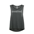 thumbnail image 1 of Thread Tank Unedited Women's Sleeveless Muscle Tank Top Charcoal Small, 1 of 4