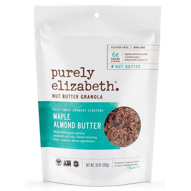 Purely Elizabeth Granola Maple Almond Butter with Nut Butter 10 oz
