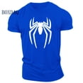thumbnail image 1 of T-shirts Mode Homme Garphic adj Spider Manches Courtes Impression 3d Sport de Rue Tops Amples Décontractés Gym Entraînement Tee Homme, 1 of 7