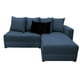 thumbnail image 1 of Sala esquinera Modular El Bazar Store Orlando Azul marino 200x160 cm, 1 of 5