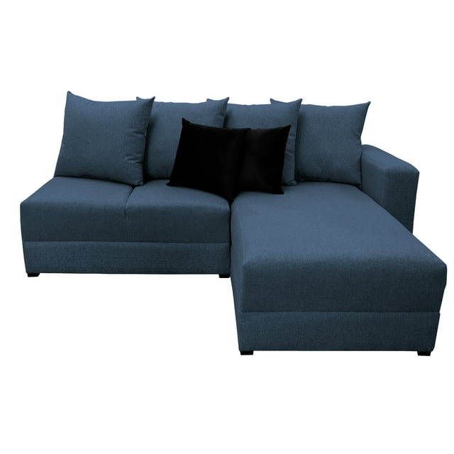 Sala esquinera Modular El Bazar Store Orlando Azul marino 200x160 cm