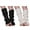 White+Black, variant on 2 Pairs Leg Warmers for Women & Girls MODANU 80s Neon Ribbed Knitted Leg Socks Arm Warmers Fingerless Gloves Set Party Sports Yoga (White+Black)