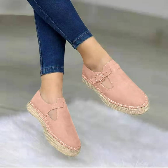 Aueoeo Closed Toe Sandals For Women Flat Solid Color Round Toe Sandals Summer Casual Boho Flat Sport Sandals