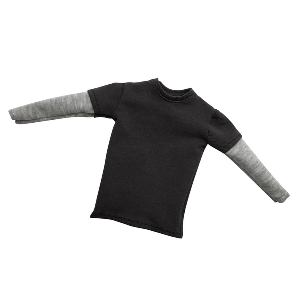1:6 Action Figure Long Sleeves Black Shirt Only! 