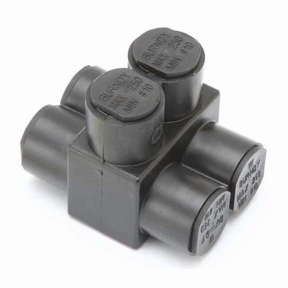 Burndy Insulated Multitap Connector,2.64 In. L 1PLD2502