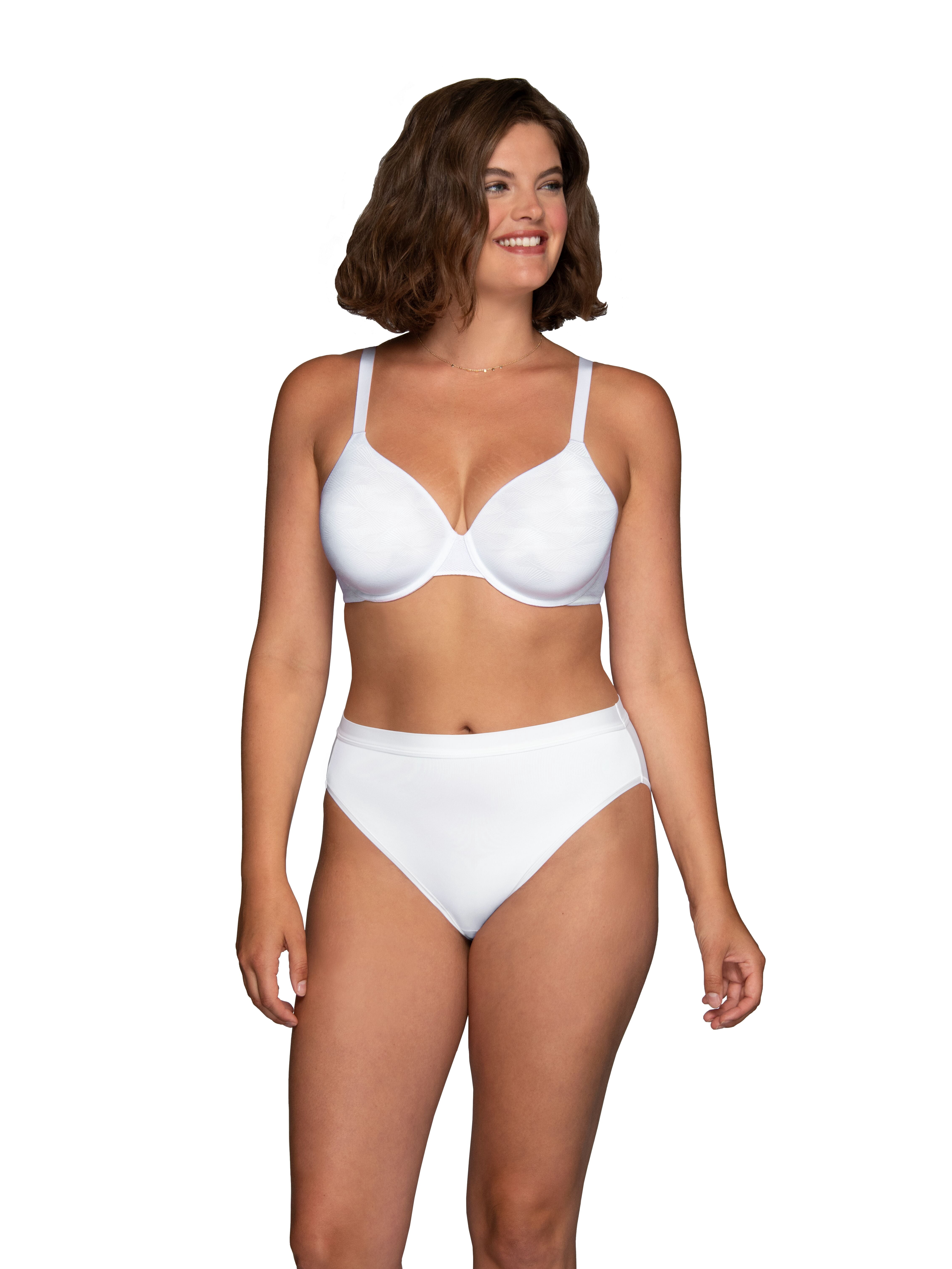 Vanity Fair Lingerie Women's Breathable Luxe Underwire Bra, Side Support, Lightweight Comfort, Style 75223