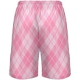 thumbnail image 3 of GZHJMY Buffalo Plaid Pajama Pants Short for Men, Lounge Pants Lightweight Men Pajama Bottoms with Drawstring Pockets, Christmas New Year Birthday Gifts, XX-Large, 3 of 7