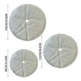 thumbnail image 3 of 59 Inch Faux Fur Christmas Tree Skirt White Plush Skirt for Merry Christmas Party Christmas Tree New Year Decoration, 3 of 4