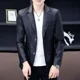 thumbnail image 2 of Trajes y blazers para hombre de negocios, abrigos de cuero, chaqueta de un solo pecho para hombre, chaquetas de vestir, ropa de verano y primavera, elegante, novedad, 2 of 5