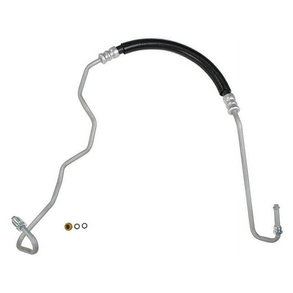 Hydroboost To Gear Power Steering Pressure Line Hose Assembly - Compatible with 2007 - 2010 Chevy Silverado 3500 HD 6.6L V8 2008 2009