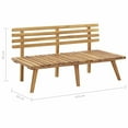 thumbnail image 2 of vidaXL Garden Bench with Cushions 45.3" Solid Acacia Wood, 46672, 2 of 7