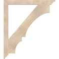thumbnail image 3 of Ekena Millwork 3 1/2"W x 42"D x 48"H Balboa Traditional Smooth Bracket, Douglas Fir, 3 of 4